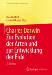 cover of the book Charles Darwin: Zur Evolution der Arten und zur Entwicklung der Erde