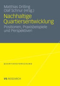 cover of the book Nachhaltige Quartiersentwicklung: Positionen, Praxisbeispiele und Perspektiven