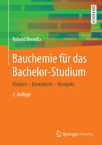 cover of the book Bauchemie für das Bachelor-Studium: Modern – Kompetent – Kompakt