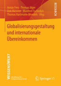 cover of the book Globalisierungsgestaltung und internationale Übereinkommen