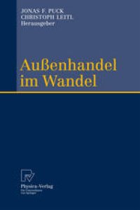 cover of the book Außenhandel im Wandel: Festschrift zum 60. Geburtstag von Reinhard Moser