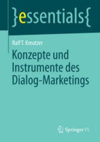 cover of the book Konzepte und Instrumente des Dialog-Marketings