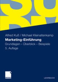 cover of the book Marketing-Einführung: Grundlagen – Überblick – Beispiele