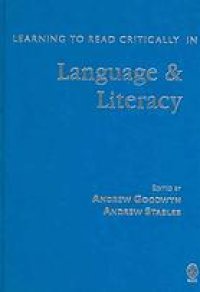 cover of the book Learning to read critically in language and literacy