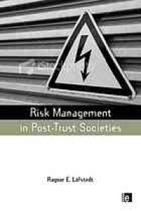 cover of the book Risk management in post trust societies