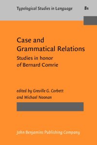 cover of the book Case and Grammatical Relations: Studies in Honor of Bernard Comrie