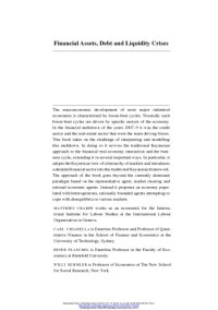 cover of the book Financial Assets, Debt and Liquidity Crises: A Keynesian Approach