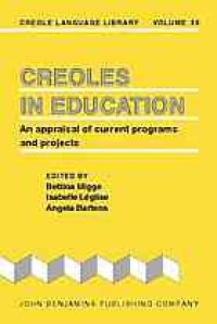 cover of the book Creoles in education : an appraisal of current programs and projects