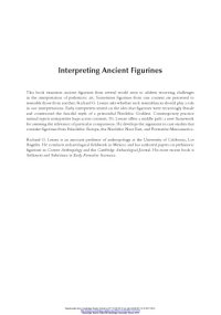 cover of the book Interpreting Ancient Figurines: Context, Comparison, and Prehistoric Art