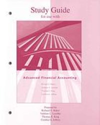 cover of the book Study guide for use with Advanced financial accounting, seventh edition