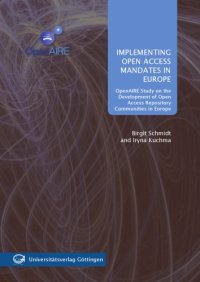 cover of the book Implementing Open Access Mandates in Europe