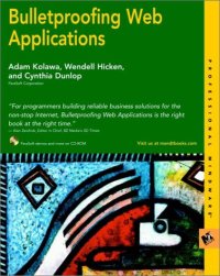 cover of the book Bulletproofing Web Applications 