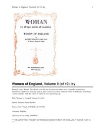 cover of the book Women of England