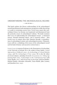 cover of the book Understanding the Archaeological Record Paperback