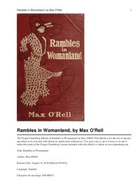 cover of the book Rambles in Womanland