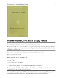 cover of the book Oriental Women