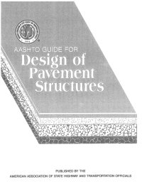 cover of the book AASHTO guide for design of pavement structures, 1993