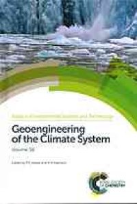 cover of the book Geoengineering of the climate system