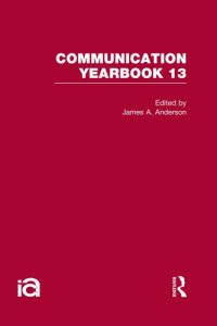 cover of the book Communication Yearbook 13