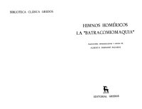 cover of the book La "Batracomiomaquia"