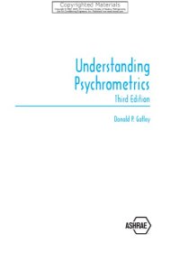 cover of the book Understanding psychrometrics