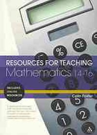 cover of the book Resources for teaching mathematics, 14-16