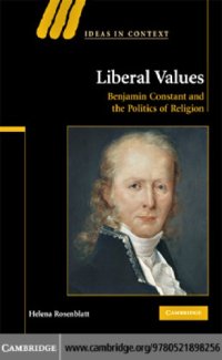 cover of the book Liberal Values : Benjamin Constant and the Politics of Religion