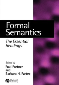 cover of the book Formal Semantics: The Essential Readings