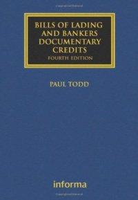 cover of the book Bills of Lading and Bankers' Documentary Credits