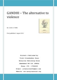 cover of the book Gandhi : the alternative to violence