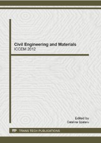 cover of the book Civil Engineering and Materials / selected, peer reviewed papers form the 2012 International Conference on Civil Engineering and Materials (ICCEM 2012), July 7-8, 2012, Paris, France