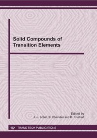 cover of the book Solid Compounds of Transition Elements