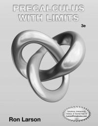 cover of the book Student study and solutions manual : Precalculus with limits