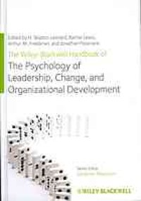 cover of the book The Wiley-Blackwell handbook of the psychology of leadership, change and organizational development