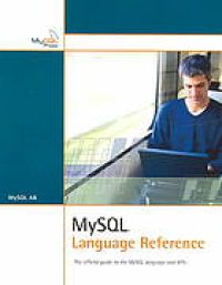 cover of the book MySQL : language reference