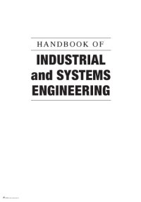 cover of the book Handbook of industrial and systems engineering