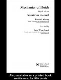 cover of the book Mechanics Fluids 8e: Solutions Manual