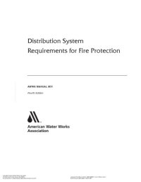 cover of the book Distribution system requirements for fire protection