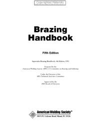 cover of the book Brazing handbook