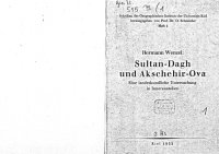 cover of the book Sultan-Dagh und Akschehir-Ova. Eine landeskundliche Untersuchung in Inneranatolien