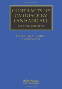 cover of the book Contracts of Carriage by Land and Air