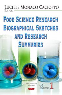 cover of the book Food Science Research Biographical Sketches and Research Summaries