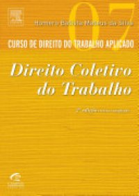 cover of the book Curso de Direito do Trabalho Aplicado Vol. 7 - Direito coletivo