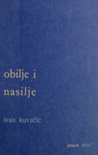 cover of the book Obilje i nasilje