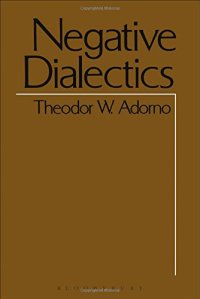 cover of the book Negative Dialectics