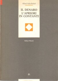 cover of the book Il denaro. L'apriori in contanti