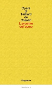 cover of the book L'avvenire dell'uomo