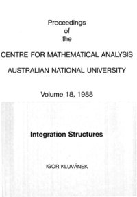 cover of the book Integration structures