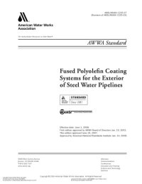 cover of the book AWWA standard [for] fused polyolefin coating systems for the exterior of steel water pipelines