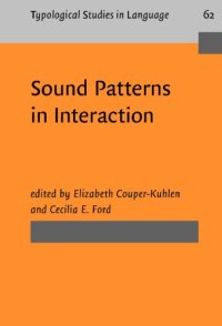 cover of the book Sound Patterns in Interaction: Cross-linguistic Studies from Conversation